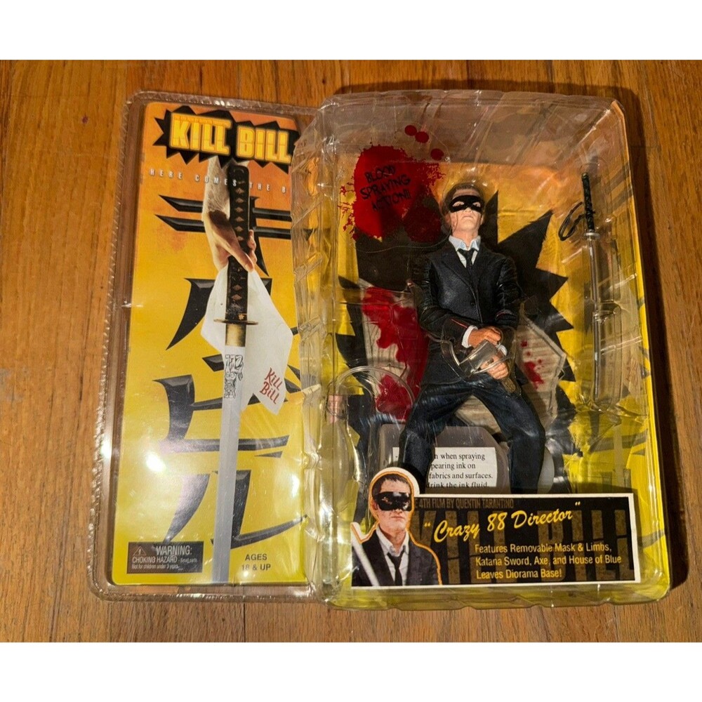 Kill Bill Here Comes the Bride Crazy 88 Director Action Figure 2004 NECA 33412